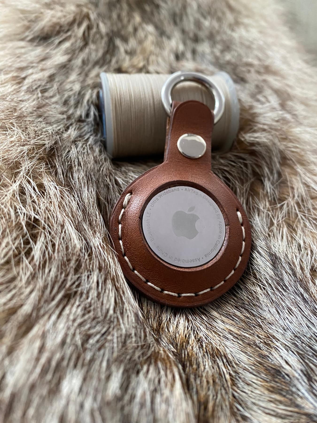 Leather AirTag Holder